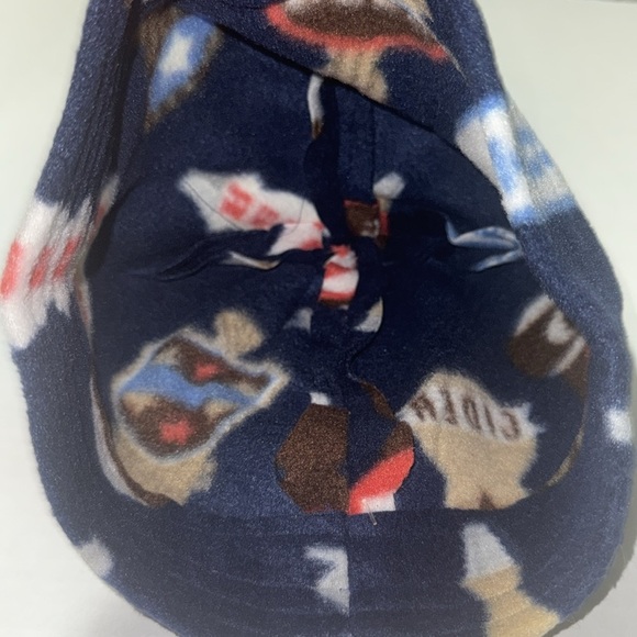 Handmade Navy Blue Craft Beer Tap Fleece Beanie Made By My Mom Warm&Cozy Size M - Picture 5 of 5